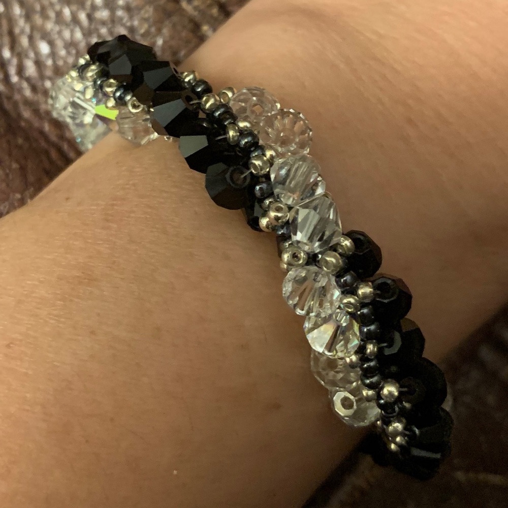 Tuxedo Crystals Bracelet